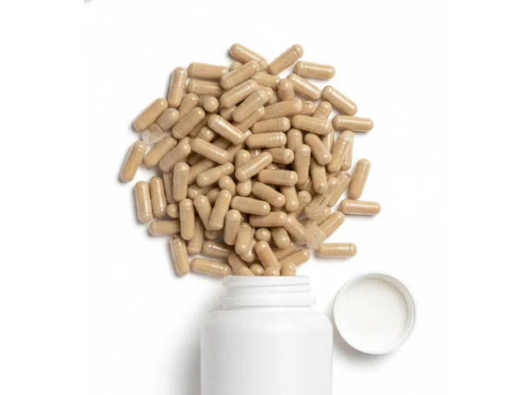 End-to-end supplement manufacturing with capsules and bottles